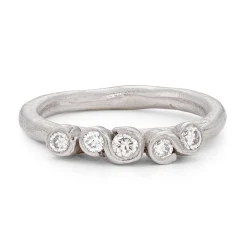 All White Porphyra Ring