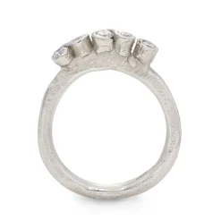 All White Porphyra Ring