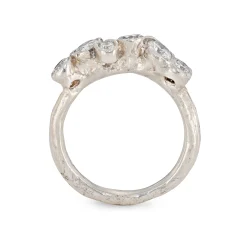 All White Sea Sorrel Ring