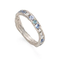 Aqua and Ice Channel Ring
