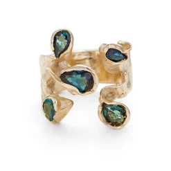 Bespoke Ocean Green Kelp Ring