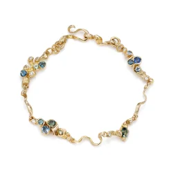 Bespoke Seaweed Sapphire Bracelet
