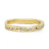 Bright White Channel Ring