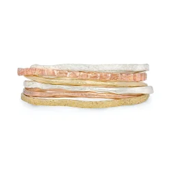 Cockle Bangle 9ct Rose Gold
