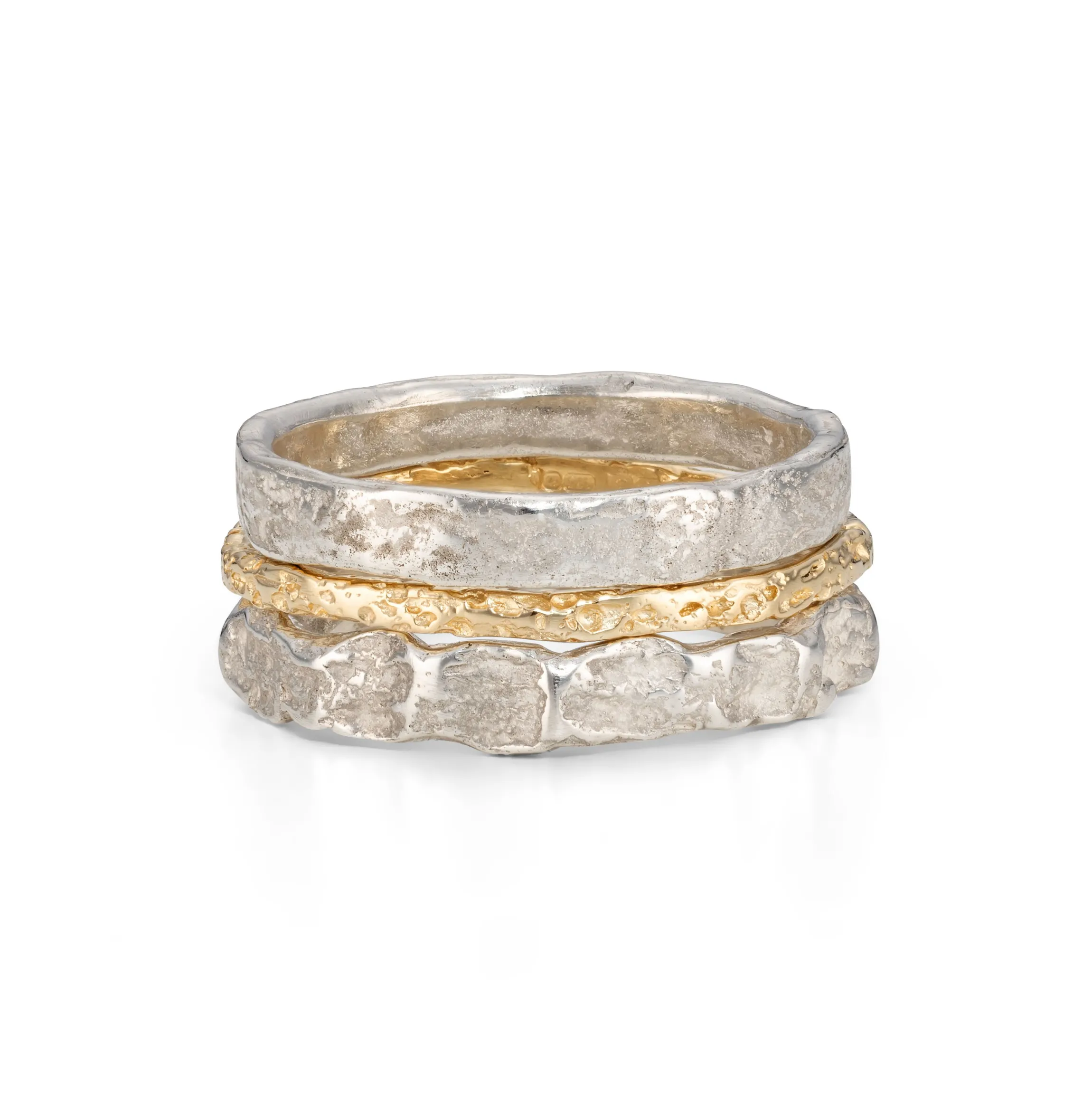 Cockle Strata Ring Stack
