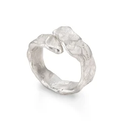 Cockle Wrap Silver Ring