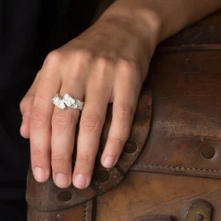 Cockle Wrap Silver Ring