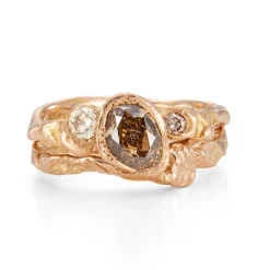 Cognac Diamond Adakite North Ring