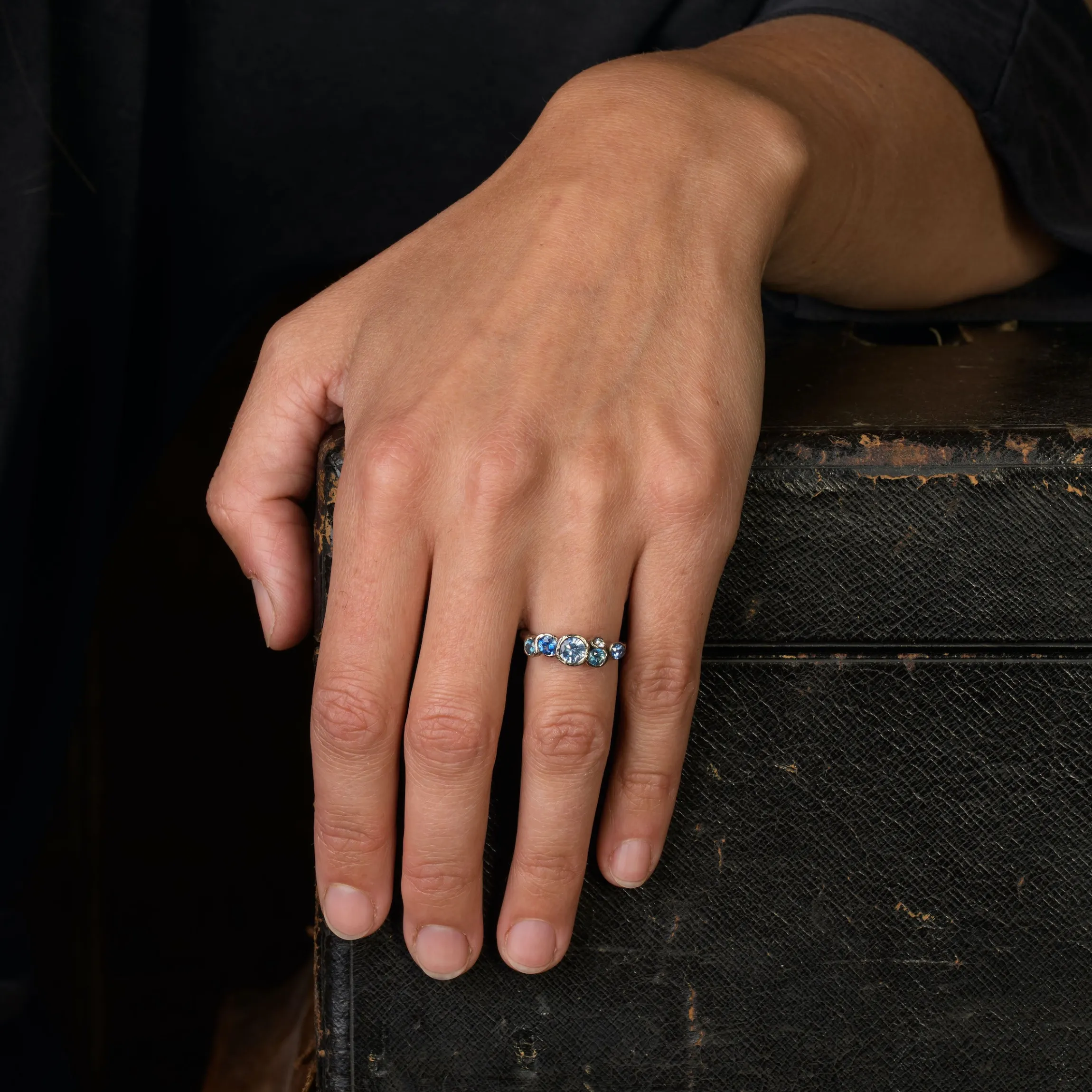 Cold Water Sapphire Nori Ring