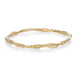 Craggy Bangle 9ct Gold