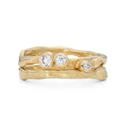 Craggy Fine Ring 18ct Gold