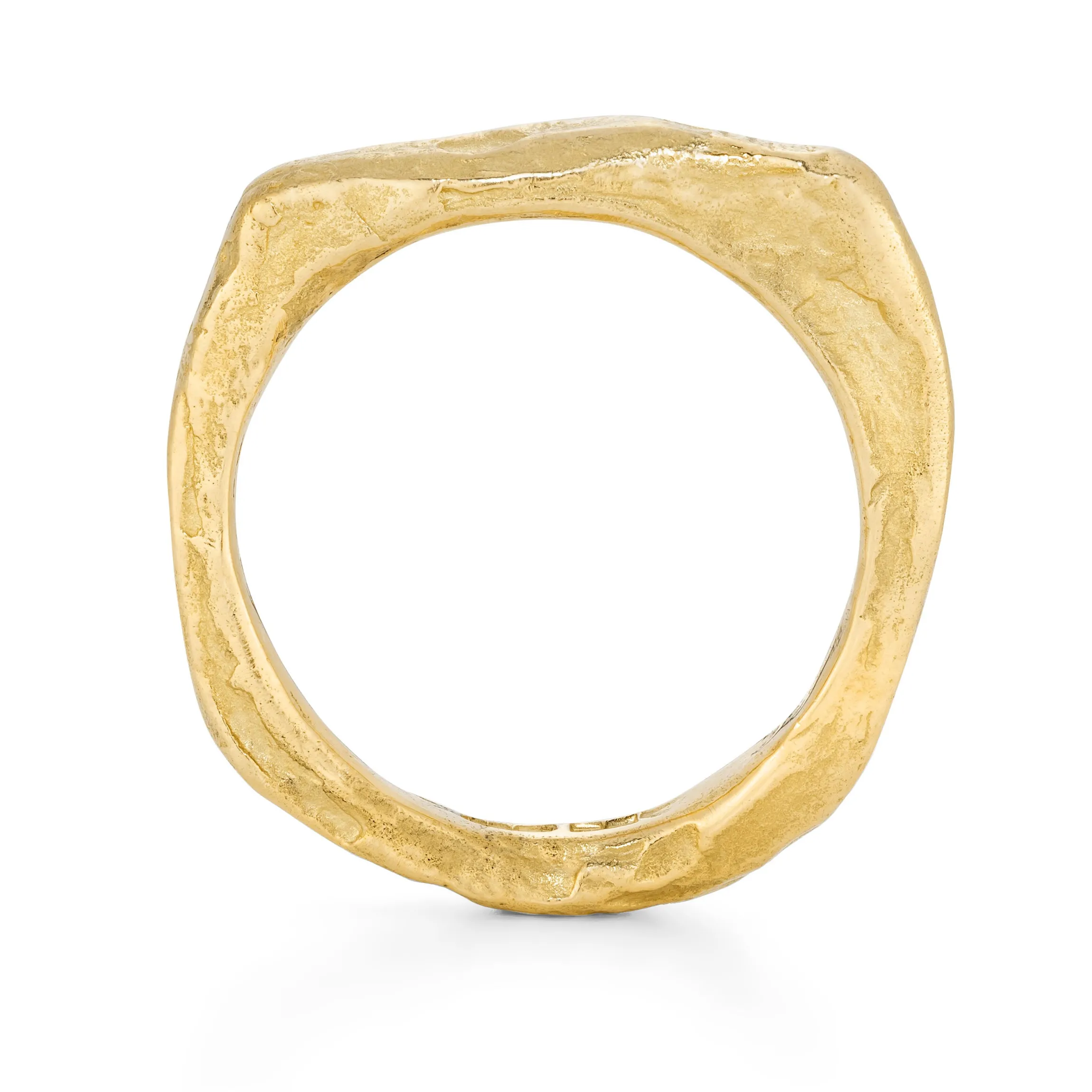 Craggy Rock Ring 18ct Gold