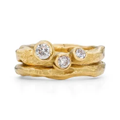 Craggy Rock Ring 18ct Gold