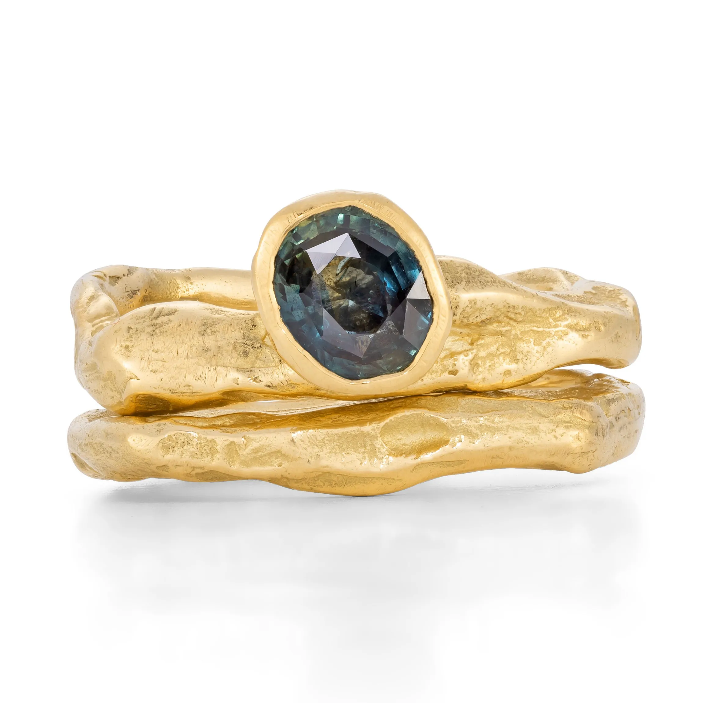 Craggy Rock Ring 18ct Gold