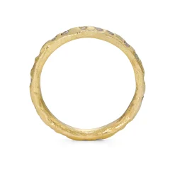 Crest Peppered Rock Ring