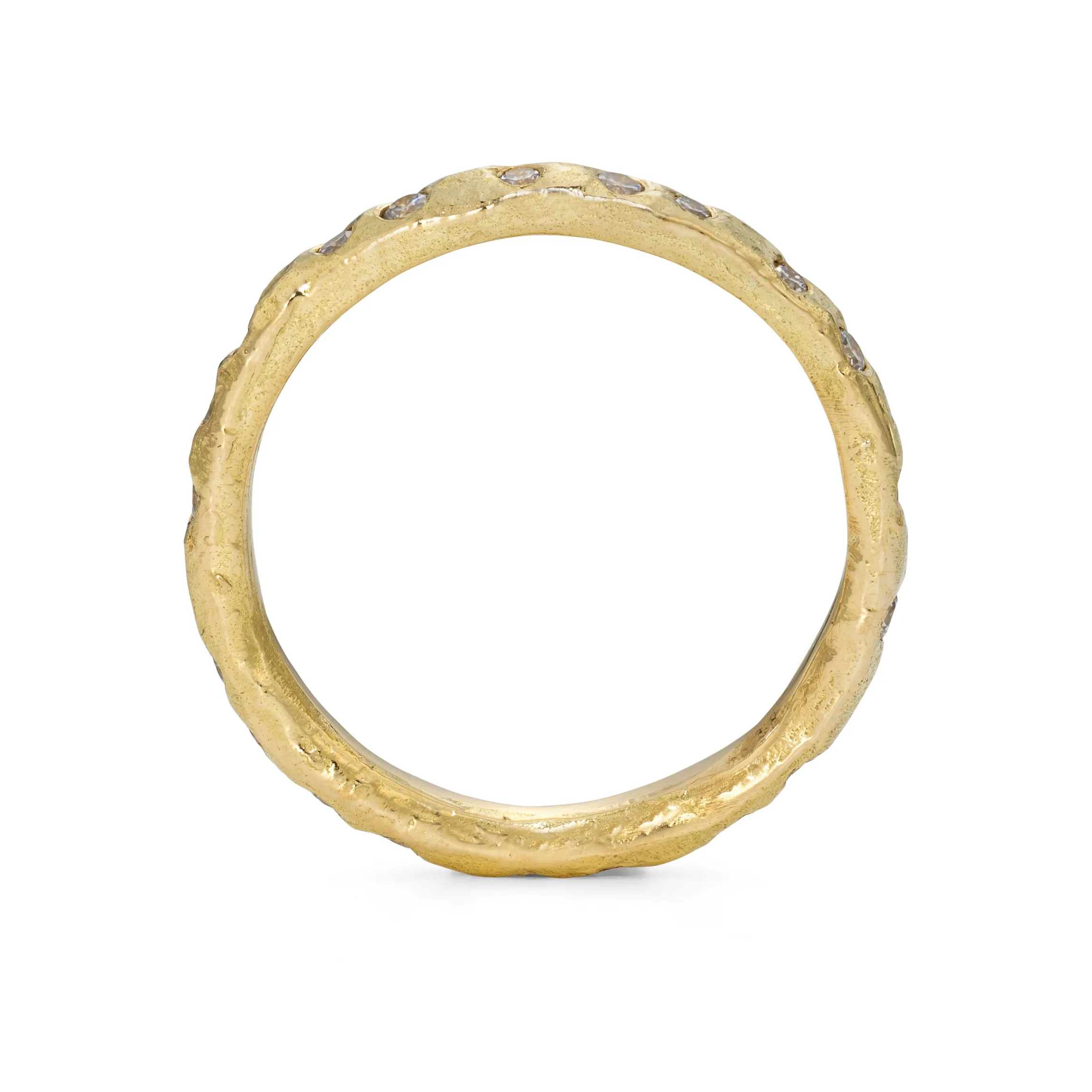 Crest Peppered Rock Ring