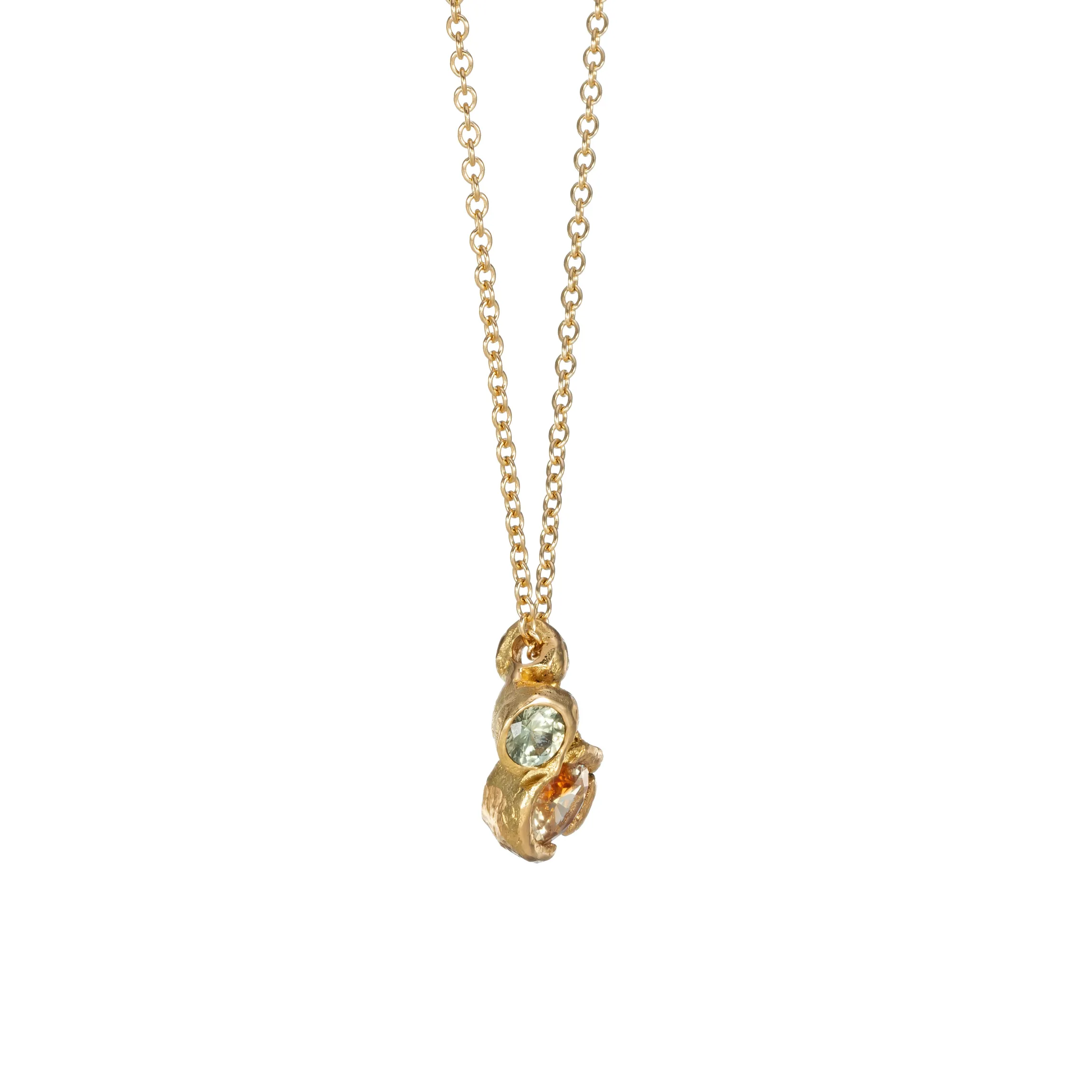 Crest Sapphire Adakite Pendant