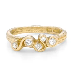 Crest White Corallina Ring