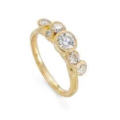 Crest White Diamond Nori Ring