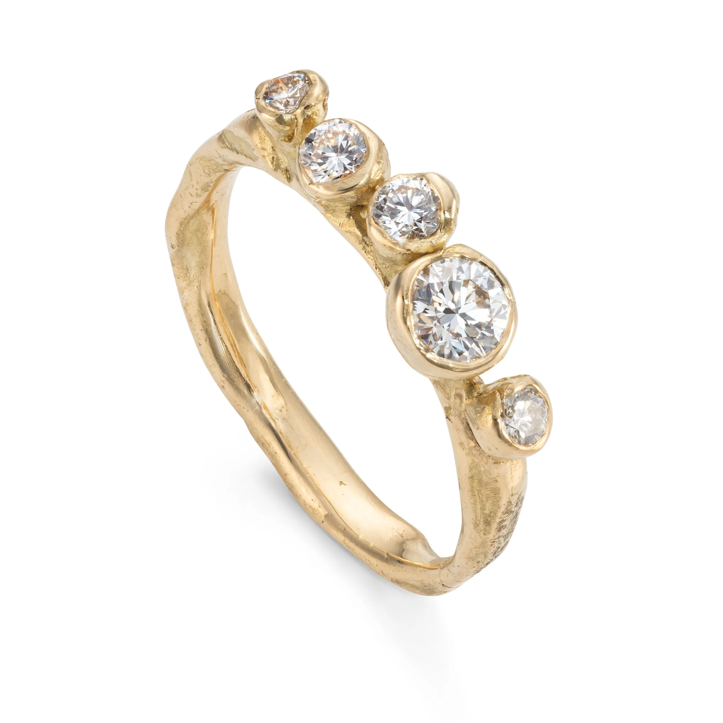 Crested Ebb & Flow Ring