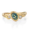 Crested Sapphire Adakite North Ring