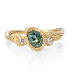 Crested Sapphire Adakite North Ring