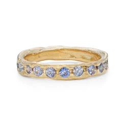 Denim Deep Channel Ring