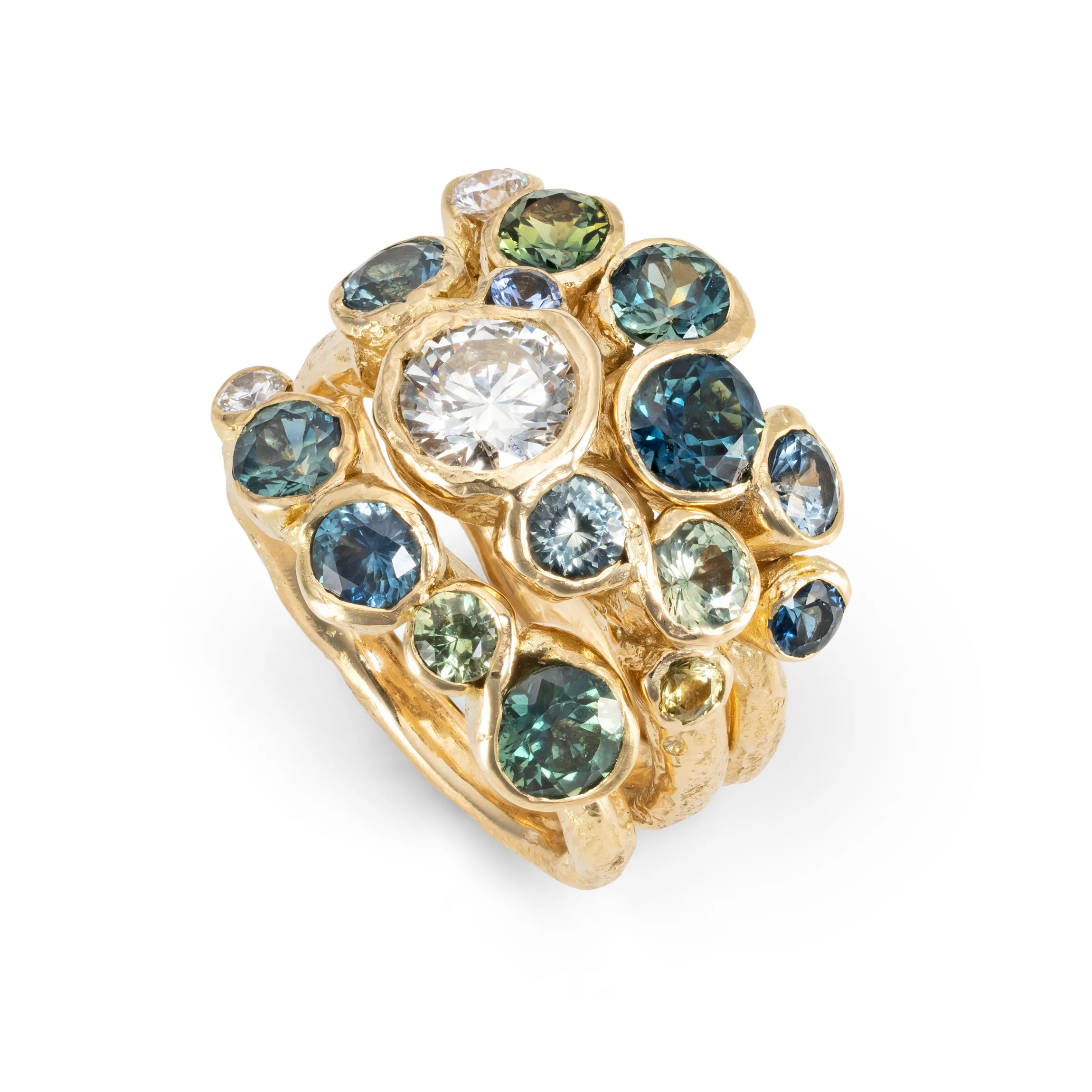 Diamond Shoal Ring Stack