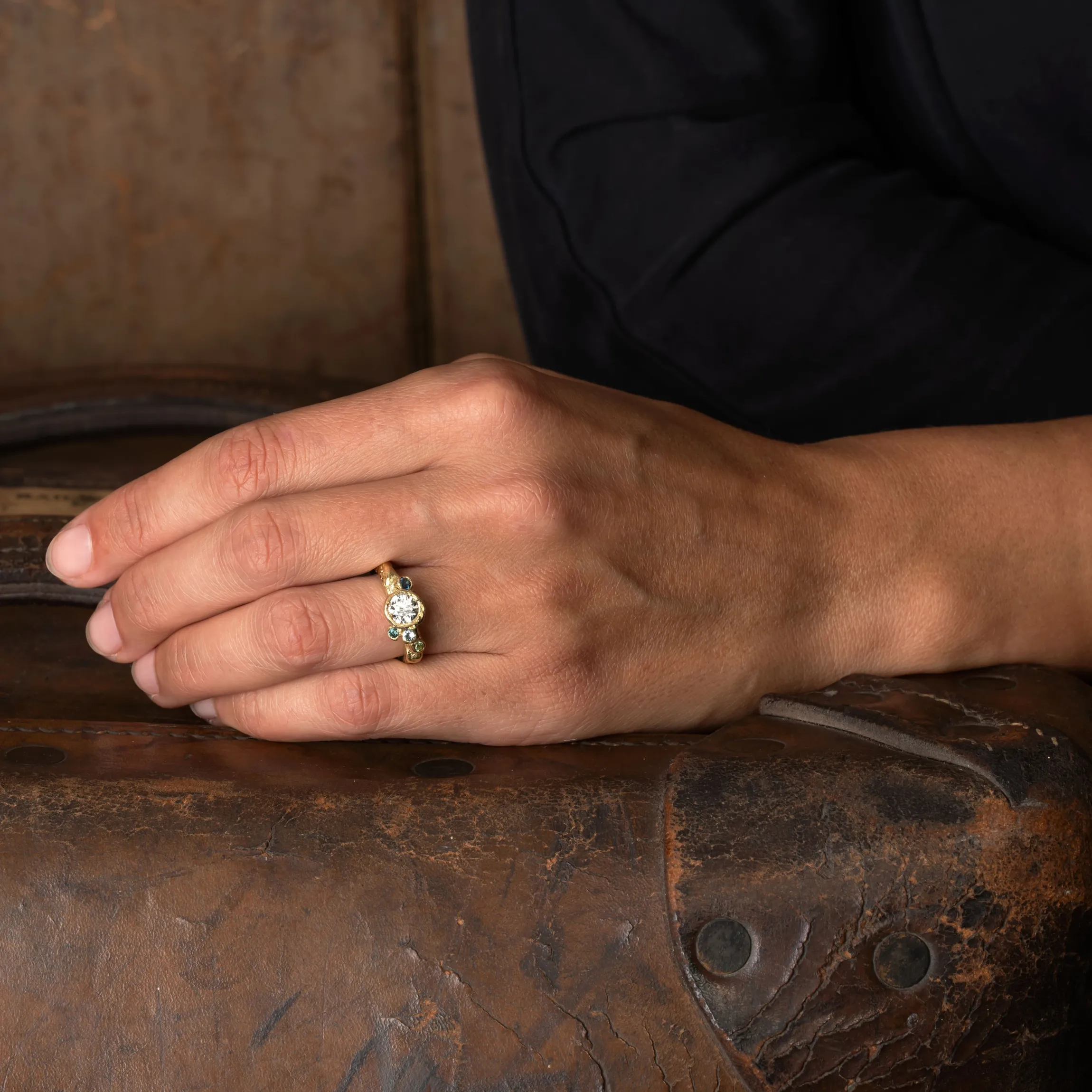 Diamond Tide Pool Ring