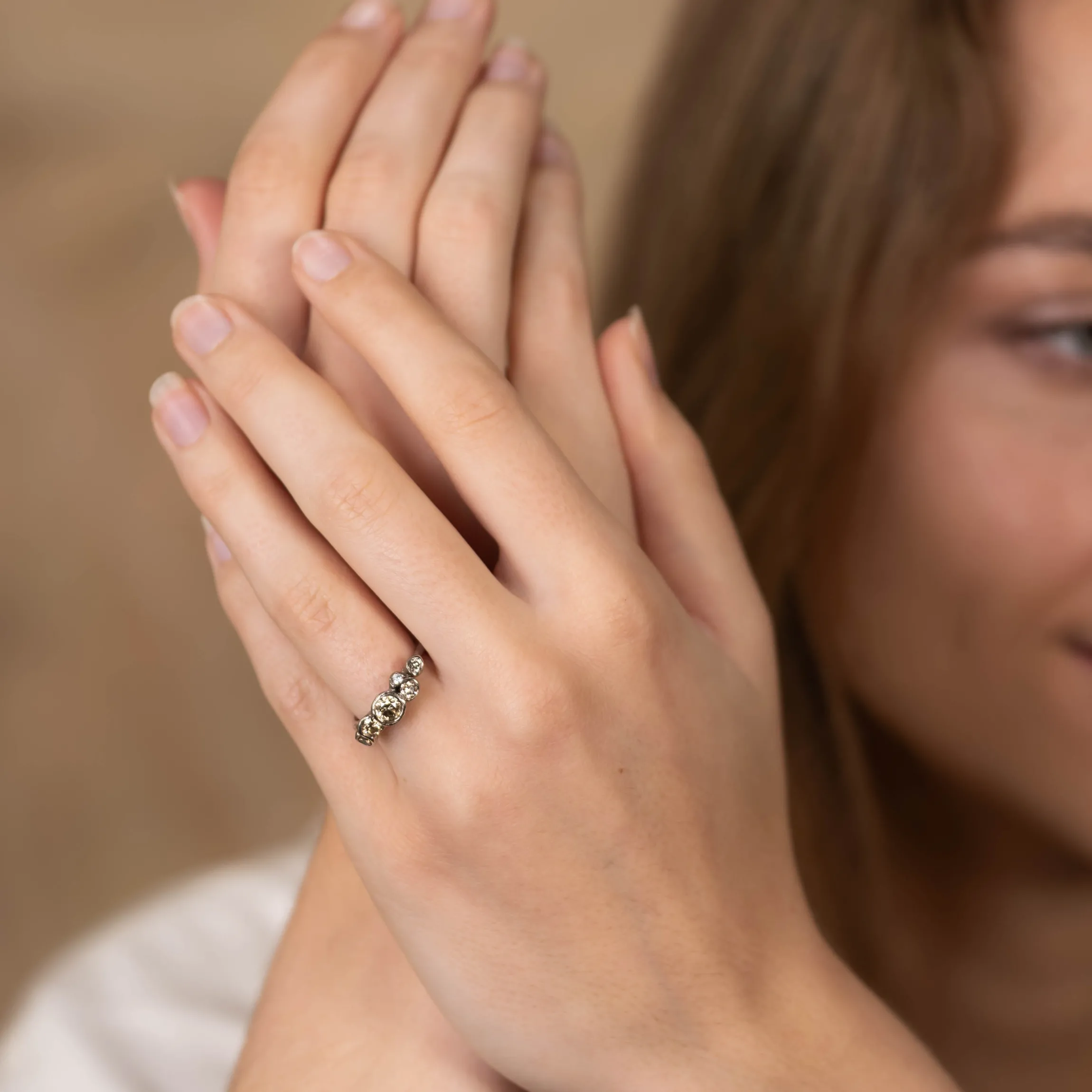 Fancy Diamond Nori Ring