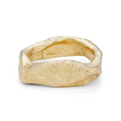 Granite Square Ring 9ct Gold