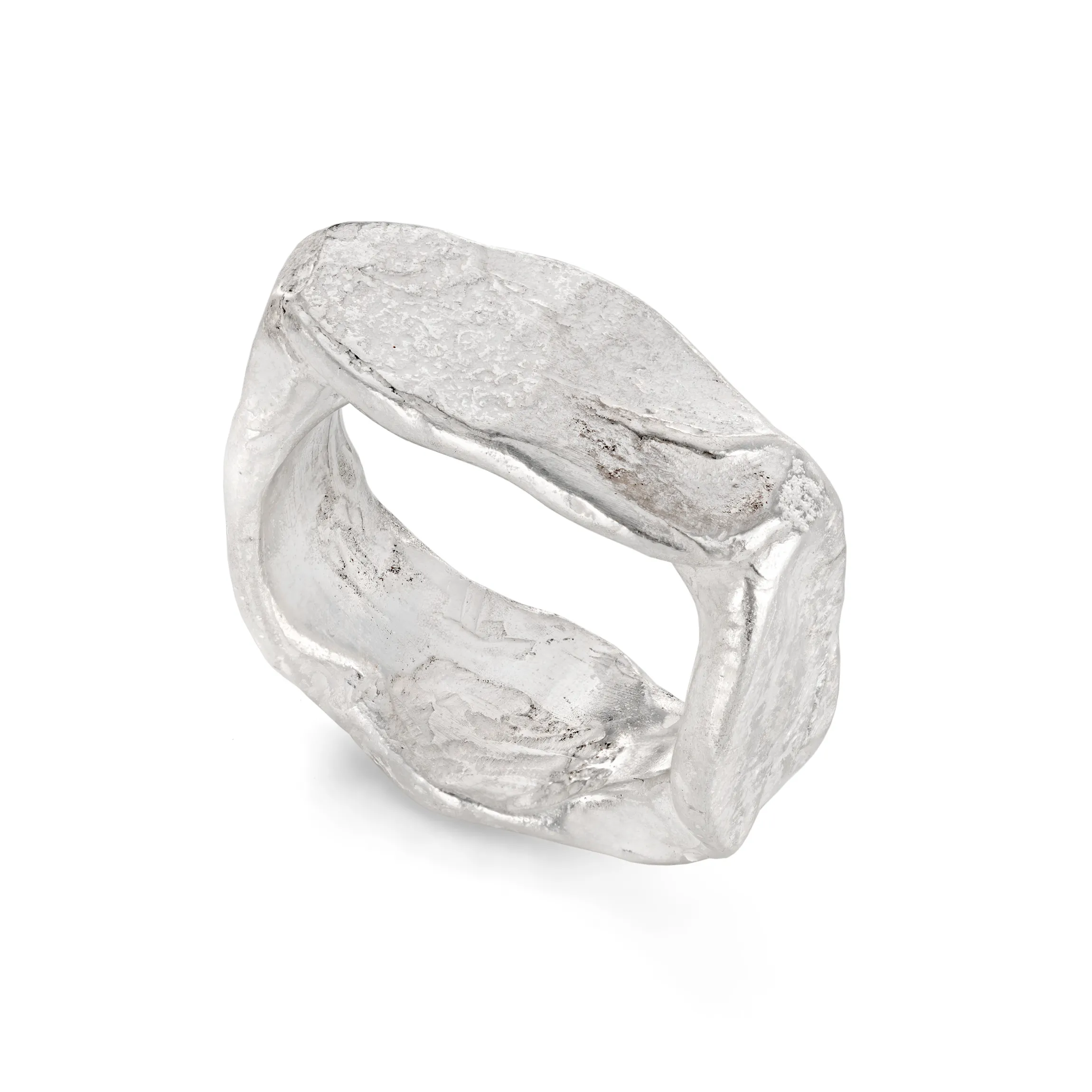 Granite Tor Ring Silver