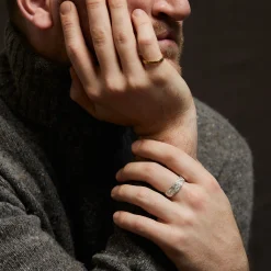 Granite Tor Ring Silver