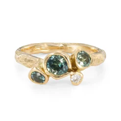 Green Sapphire Lansallos Ring