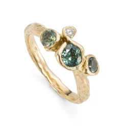 Green Sapphire Lansallos Ring