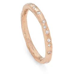Ice Peppered Rock Ring