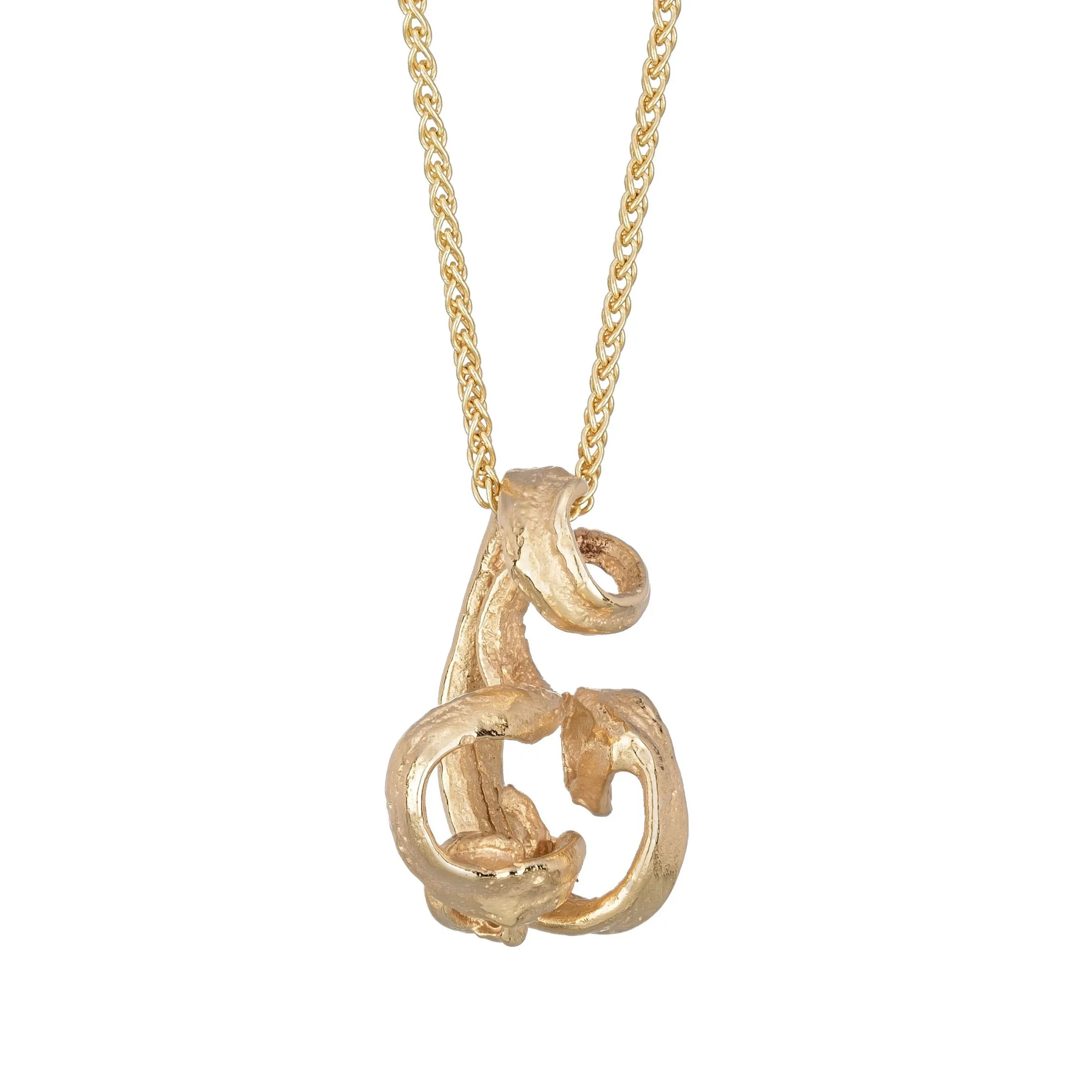 Kelp Tangle Pendant 9ct Gold