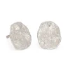 Medium Flattened Nuggets Silver