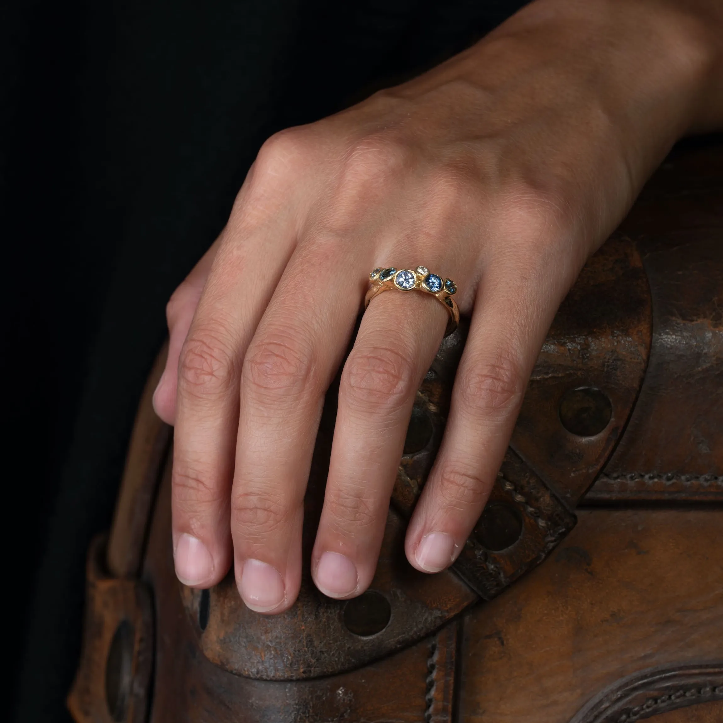 Meri Blue Sea Sorrel Ring