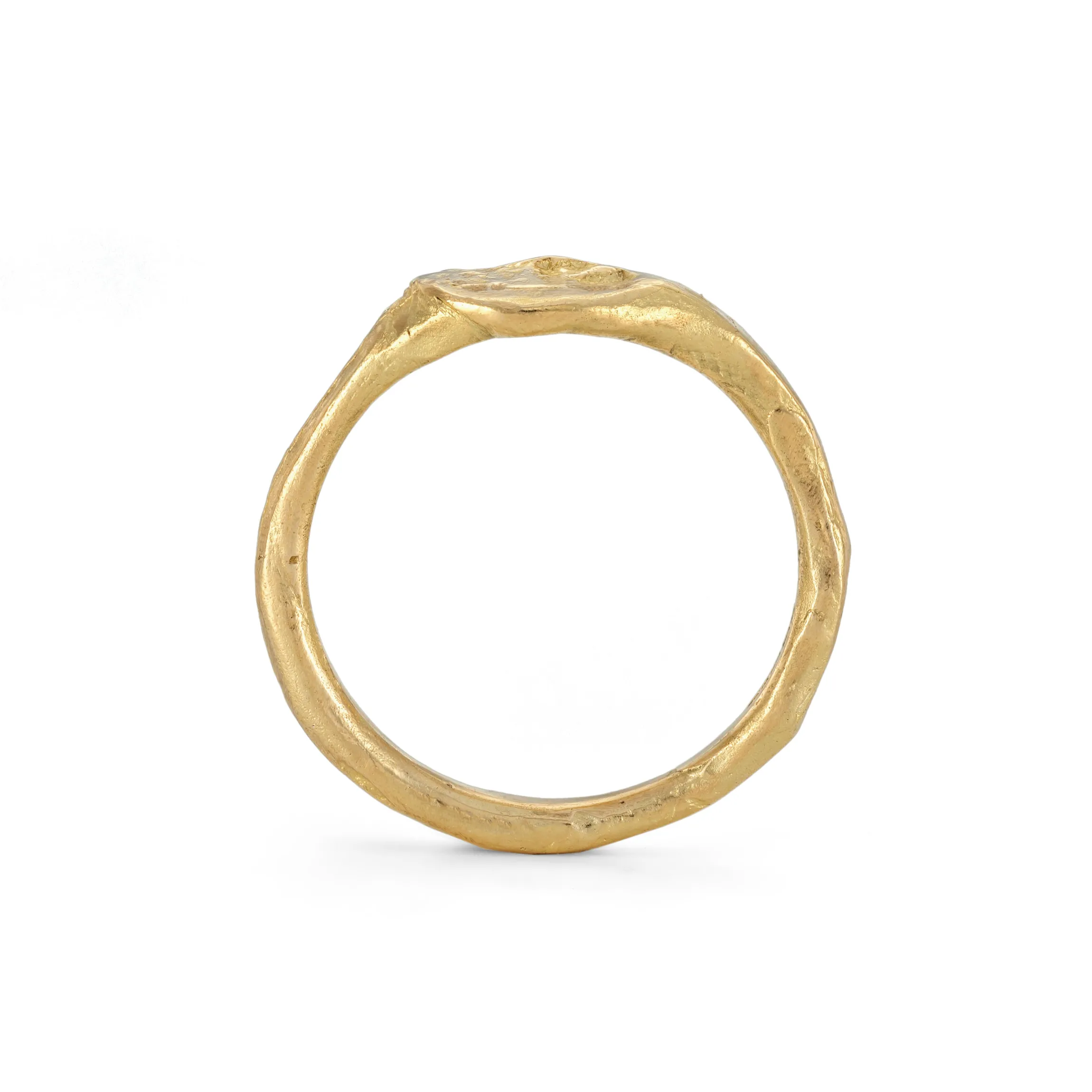 Morvah Signet Ring 18ct gold