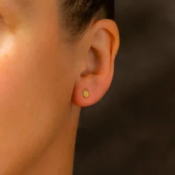 Nugget Studs 18ct Gold