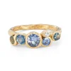 Ocean Blue Sapphire Nori Ring