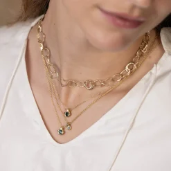 Ocean Sapphire Nugget Pendant