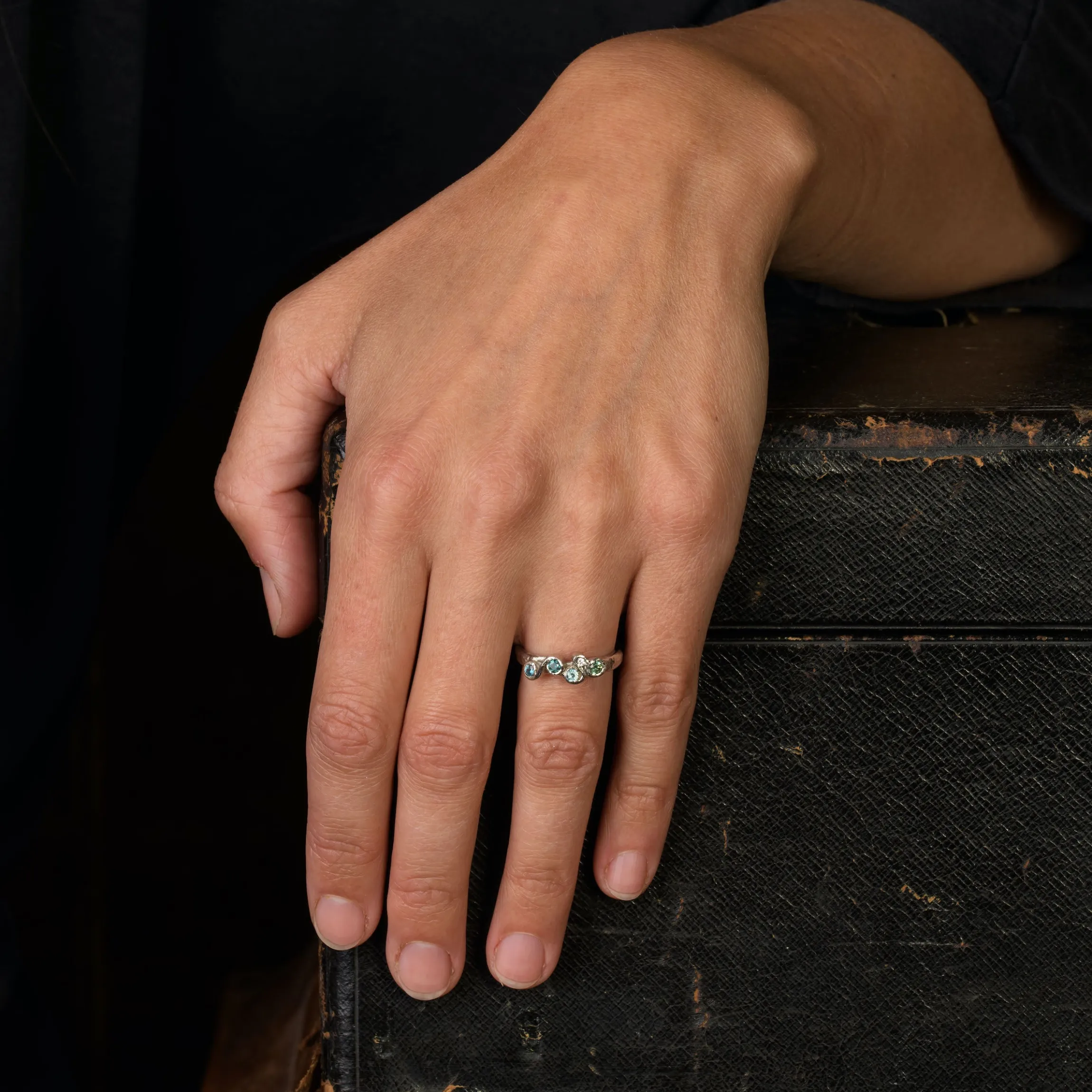Ocean Stone Corallina Ring