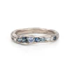 Ocean Stone Half Channel Ring