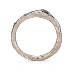 Ocean Stone Half Channel Ring