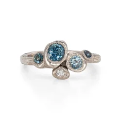 Ocean Stone Sapphire Carn Ring