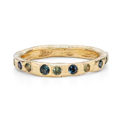 Ocean Studded Rock Ring