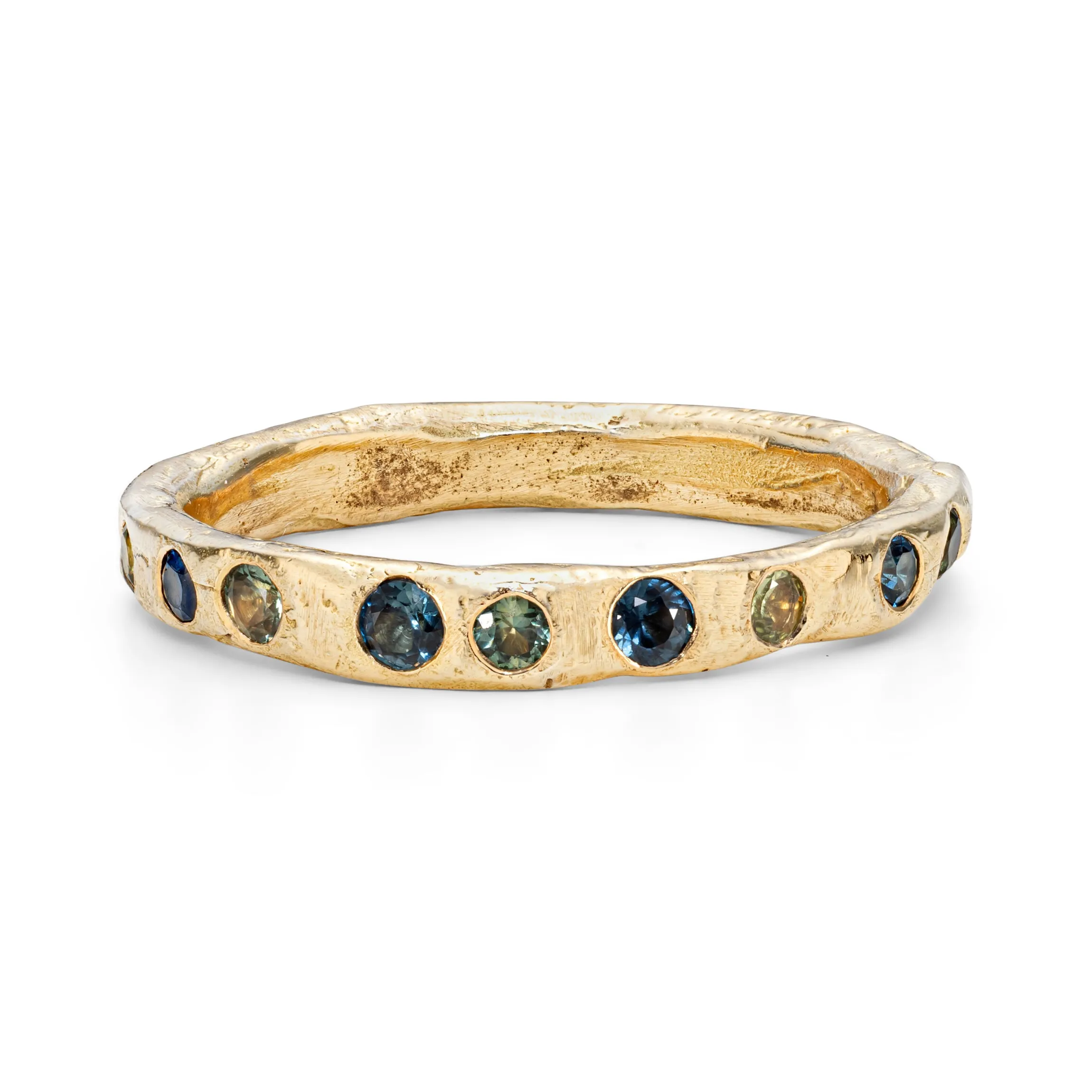 Ocean Studded Rock Ring
