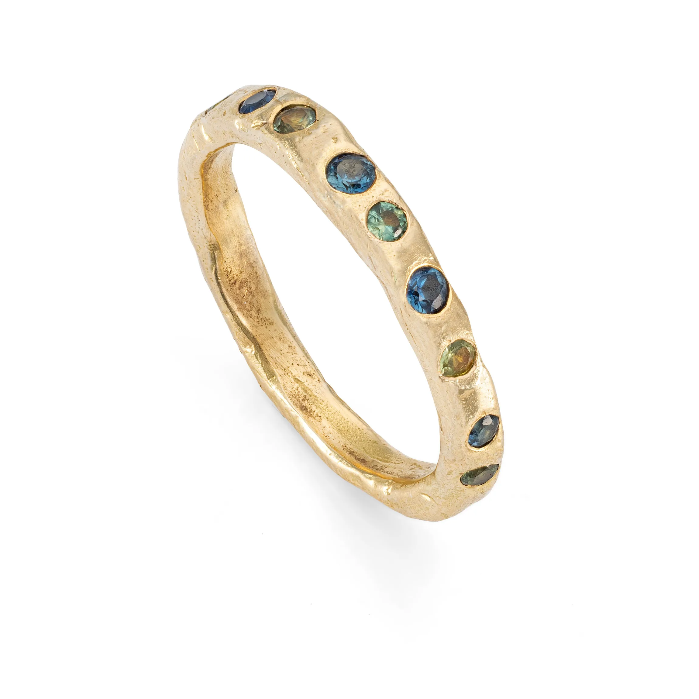 Ocean Studded Rock Ring